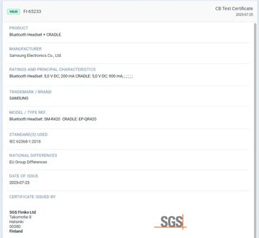 ...foram supostamente aprovados para usar uma nova caixa de bateria grande. (Fonte: SGS Fimko, SammyGuru)