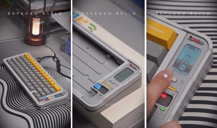 O QK65 MK3 será vendido como um kit básico e incluirá vários jogos jogáveis. (Fonte da imagem: Qwertykeys, editado)