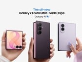 Os vídeos promocionais da Samsung apresentam as capas oficiais do Galaxy Z Fold 8, Fold 8 Ultra e Flip 8.