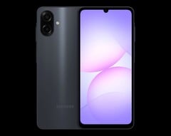 O Samsung Galaxy A07 parece apresentar apenas pequenas alterações no design. (Fonte da imagem: Samsung)