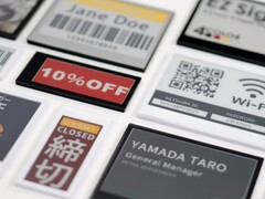 EZ Sign Gen 2 NFC: Novo display E-Ink em dois tamanhos. (Fonte da imagem: Santek)