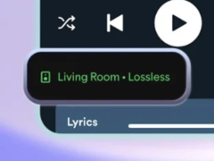 O Spotify adicionará um sistema de rotulagem na visualização Now Playing (foto) e no Connect Picker. (Fonte da imagem: u/ThisisSpotify no subreddit r/truespotify)