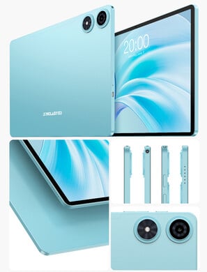 Destaques do design do tablet