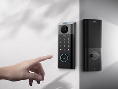 O dispositivo Eufy Video Smart Lock é uma campainha de vídeo, uma câmera de segurança e uma fechadura inteligente, tudo em um. (Fonte da imagem: Eufy)