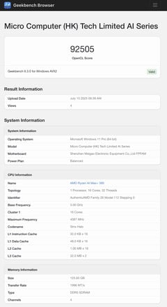 (Fonte da imagem: Geekbench)