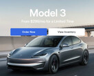 O aluguel do Model 3 agora começa a partir de US$ 299/mês. (Fonte da imagem: Tesla)