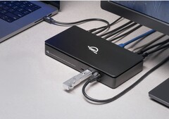 O OWC Thunderbolt 5 Networking Dock é bem equipado com muitas portas. (Fonte da imagem: OWC)