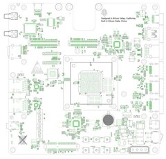 O QuartzPro64 contará com o Rockchip RK3588. (Fonte da imagem: PINE64)