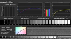 CalMAN: Escala de cinza (calibrada)
