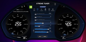 Xtreme Tuner (menu principal)