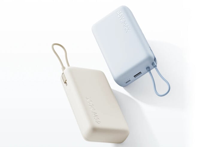 A Xiaomi planeia disponibilizar o seu novo power bank de 45 W em duas cores.