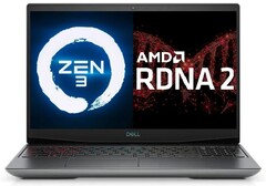 Um laptop all-AMD com CPU Zen 3 e arquiteturas RDNA 2 GPU poderia estar nas placas para 2021. (Fonte de imagem: Dell (G5 15)/AMD - editado)