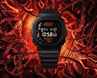 Os relógios da Casio em colaboração com Stranger Things (DW-5600STT-1 na foto) foram listados na Europa. (Fonte da imagem: Casio)
