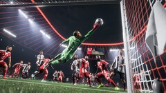 Uma imagem promocional do EA Sports FC 26 mostrando uma captura de tela do jogo com jogabilidade. (Fonte da imagem: EA)