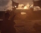 Uma captura de tela do trailer de Fallout: New California