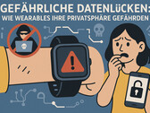 Lacunas de dados perigosas: Os wearables podem colocar sua privacidade em risco. (Fonte da imagem: DallE3)