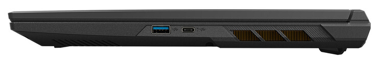 Direito: USB 3.2 Gen 2 Tipo A, USB 3.2 Gen 2 Tipo C com fornecimento de energia