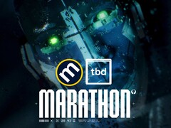 Banner da Marathon mostrado com o logotipo da Metacritic