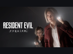 Claire Redfield e Sherry Birkin segurando lanternas na arte promocional oficial de Resident Evil Requiem (Fonte da imagem: Capcom)