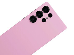 O Galaxy S26 Ultra poderá estar disponível em seis opções de cores. Na foto: S25 Ultra com uma pele rosa. (Fonte da imagem: Dbrand - editado)