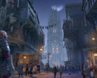 Uma captura de tela mostrando Skingrad, a joia da antiga Colvovia de The Elder Scrolls Online (fonte da imagem: The Elder Scrolls Online)