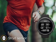 O novo aplicativo esportivo SuuntoPlus Stryd oferece métricas de corrida mais avançadas. (Fonte da imagem: Suunto)