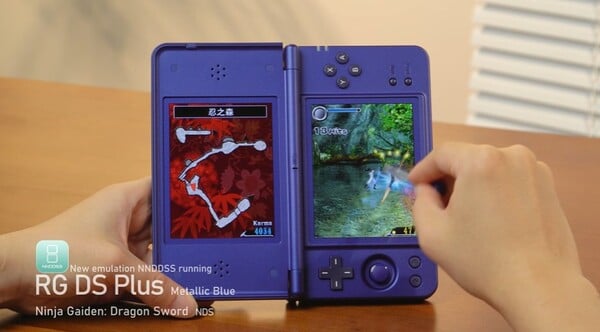 Ele também pode ser usado na posição horizontal ao jogar jogos compatíveis.