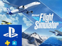 Logotipo do Flight Simulator PS5 (Fonte da imagem: Microsoft Xbox Gaming, PlayStation Store)