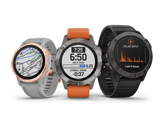 A atualização Garmin Beta Versão 25.88 é para os wearables Fenix 6 (acima), Enduro e MARQ. (Fonte da imagem: Garmin)