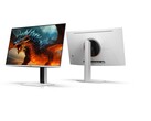 O novo monitor Innocn GA27M1Q QD-OLED apresenta uma taxa de atualização de 500 Hz e um design branco e elegante. (Fonte da imagem: Innocn via Amazon)