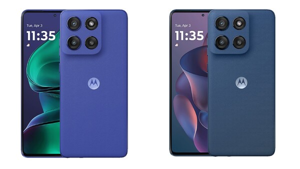O Motorola Edge 60 Stylus está disponível em duas cores. (Fonte da imagem: Motorola)