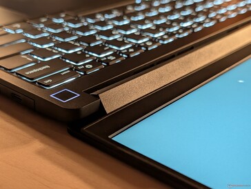 Dobradiças familiares e retorno do botão liga/desliga quadrado