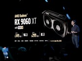 12 GB deve ser a nova norma para placas de vídeo de 1080p. Foto - Slide de apresentação da RX 9060 XT (fonte da imagem: AMD)