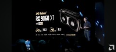 12 GB deve ser a nova norma para placas de vídeo de 1080p. Foto - Slide de apresentação da RX 9060 XT (fonte da imagem: AMD)
