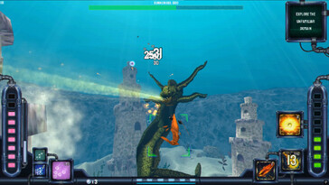 Na foto: Uma captura de tela do jogo Shrimp Game: Krill Confirmed.