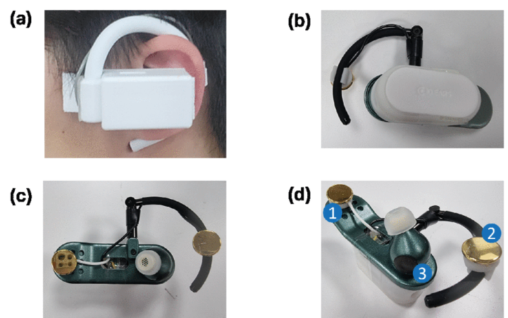 Dois protótipos do wearable Ear-EEG da Samsung. (Fonte da imagem: Samsung)