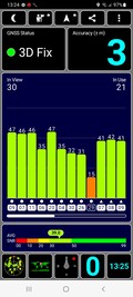 Teste de GPS ao ar livre