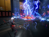 Em Terminull Brigade, os jogadores se unem como executores cibernéticos para derrubar facções de IA desonestas em uma cidade com tema cyberpunk. Na foto, uma captura de tela do jogo. (Fonte da imagem: Steam)