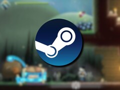 Imagem mostrando o logotipo do Steam e o jogo Monstro Maestro. (Fonte da imagem: Steam)