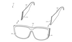 Apple O vidro pode vir com lentes ajustáveis. (Fonte de imagem: Apple/USPTO)