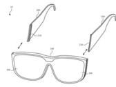 Apple O vidro pode vir com lentes ajustáveis. (Fonte de imagem: Apple/USPTO)