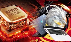 A MECHREVO produziu alguns notebooks 7845HX e 7945HX acessíveis para gamers na China. (Fonte da imagem: AMD/MECHREVO - editado)