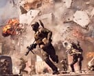 Imagem mostrando uma equipe escapando de uma explosão em Battlefield 6. (Fonte da imagem: DICE)