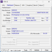CPU-Z Placa-mãe