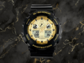 O Casio GA-100GGB-1A9 (na foto) é um dos quatro novos relógios da série Black and Gold. (Fonte da imagem: Hatyai-Nalika, editado)
