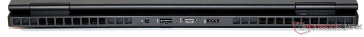 Traseira: Tomada de alimentação, Gigabit Ethernet, HDMI, USB 3.2 Gen 1 (USB-A)