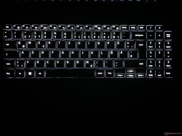 Iluminação do teclado