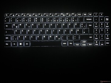 Iluminação do teclado