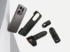 O kit de câmera poderá fazer uma estreia global com a série internacional Find X9. Na foto: conteúdo do kit. (Fonte da imagem: Oppo)