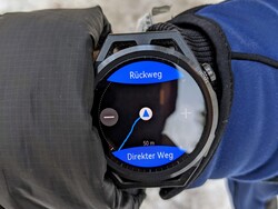 O GT Runner fornece navegação de retorno, independentemente da conexão com o smartphone.